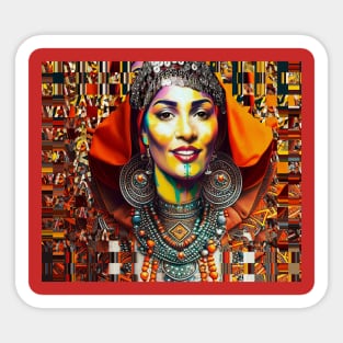 Moroccan Amazigh Beauty V3 Sticker